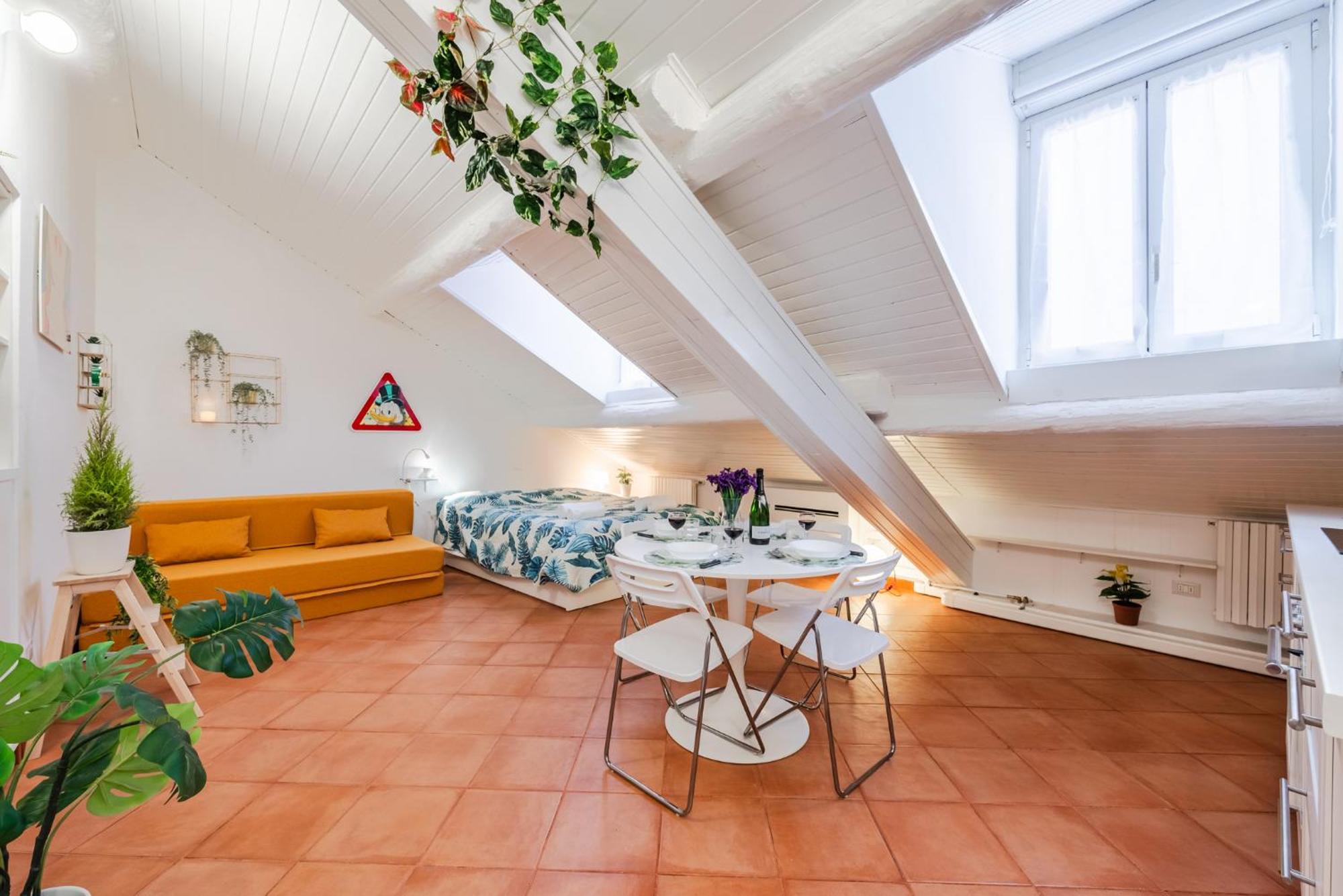 Appartement The White Jungle - San Babila Attic à Milan Extérieur photo